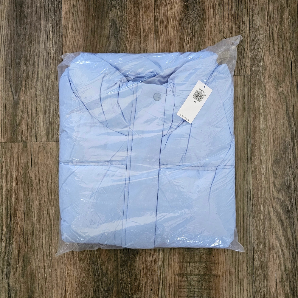 Old Navy Light Blue Puffer Jacket